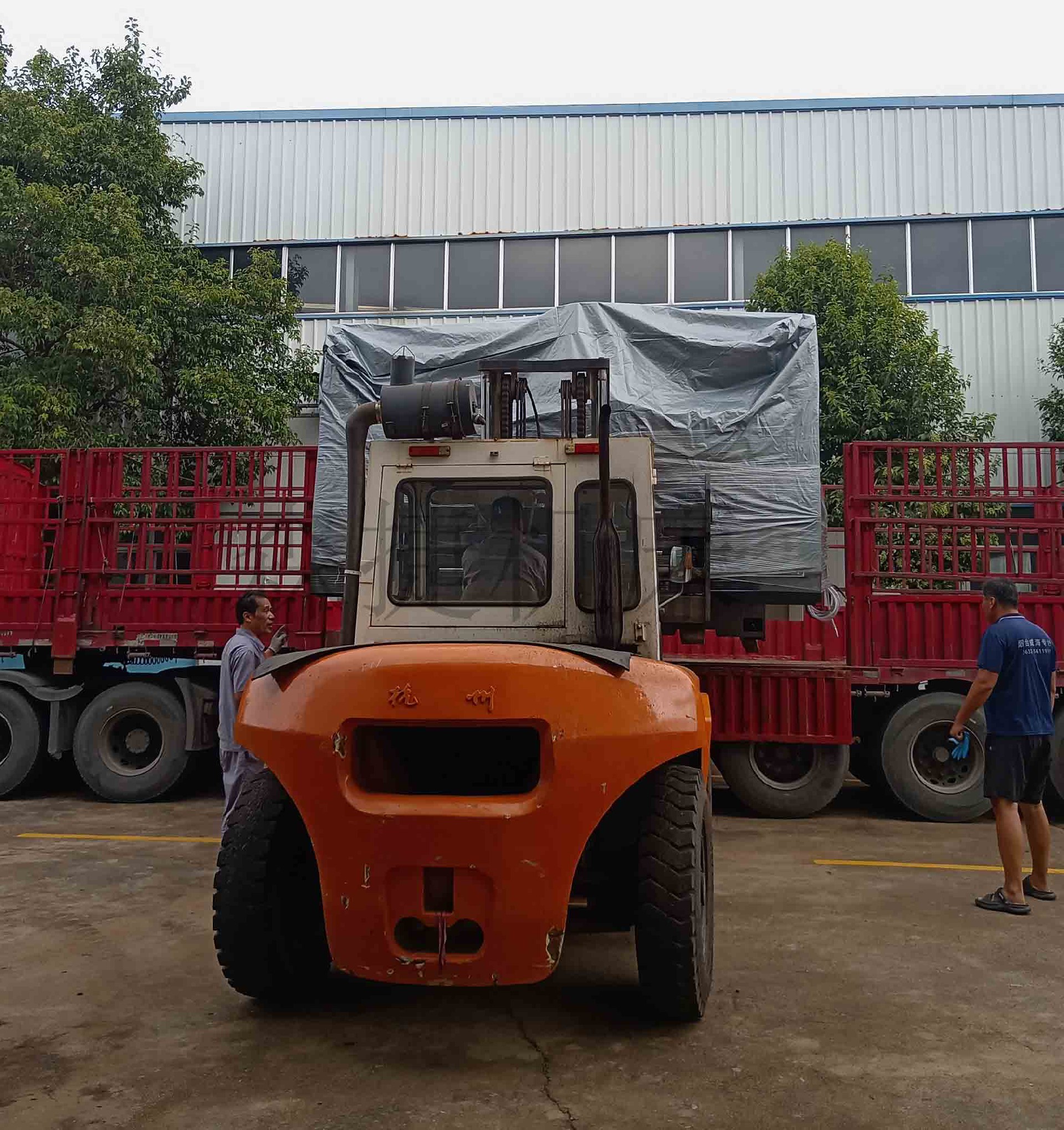 STCK95-1000双头数控车床打包发货河北